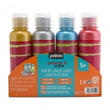Primacolor Nacrée Pack de 4 Flacons de 150 ml - Pébéo