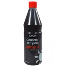 Gouache Primacolor 1L Noir d'ivoire - Pébéo