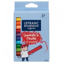 Set de 12 Pastels a l'huile 10mm - Lefranc & Bourgeois
