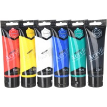 Coffret de 6 Acryliques Fine de 75 ml - Keep Smiling