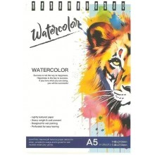 Carnet Aquarelle A5 de 24 feuilles 180 gr