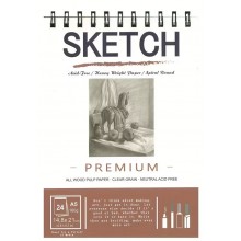 Carnet de Croquis A5 de 24 feuilles 160 gr