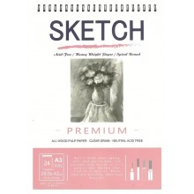 Carnet de Croquis A3 de 24 feuilles 160 gr