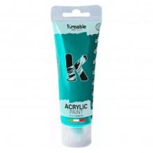 Peinture Acrylique Vert Émeraude 75 ml - Kreable