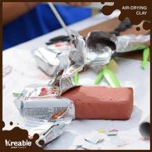 Argile Autourcrissante à l'air pâte de 1Kg Terracota  - Kreable