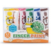 Coffret de 12 Finger Paint de 36 ml - Keep Smilling
