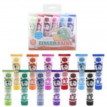 Coffret de 12 Finger Paint de 36 ml - Keep Smilling