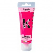Peinture Acrylique Magenta 75 ml - Kreable