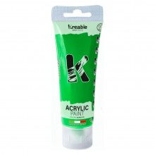 Peinture Acrylique Vert vif 75 ml - Kreable