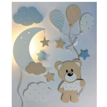 Pack Décoration Ourson, Lune et Ballons