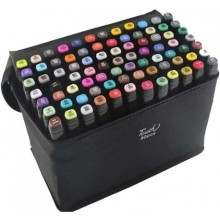 Trousse de 80 Feutres Marqueurs Double pointe - Touch
