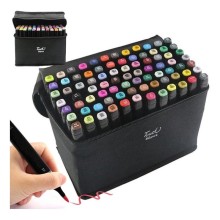 Trousse de 80 Feutres Marqueurs Double pointe - Touch