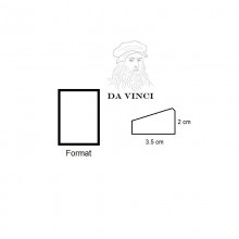 Châssis Entoilé Format 50 x 40 cm - Da Vinci