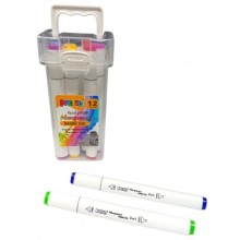 Box de 12 Marqueurs Alcool double pointe Art Markers - Kalino
