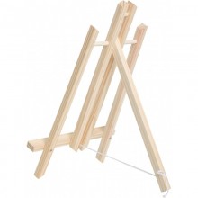 Mini Chevalet En Bois de 40 cm Avec Châssis Entoilé 30x23 cm