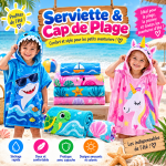 Serviette & Cap de Plage   | Mabkids